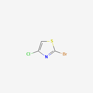 2-Bromo-4-chlorothiazole chemical structure (CAS 139670-03-4)