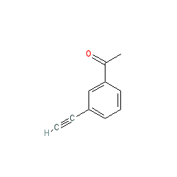 1-(3-Ethynylphenyl)ethanone chemical structure (CAS 139697-98-6)
