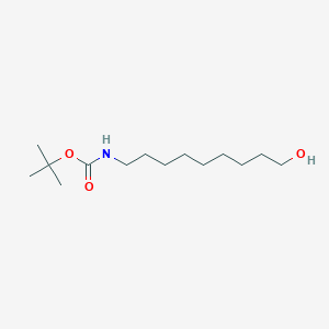 tert-Butyl (9-hydroxynonyl)carbamate chemical structure (CAS 1397043-36-5)