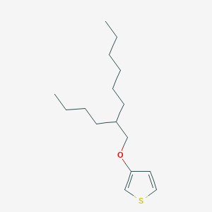 3-((2-Butyloctyl)oxy)thiophene chemical structure (CAS 1397285-23-2)