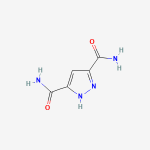 1H-Pyrazole-3,5-dicarboxamide chemical structure (CAS 1397683-79-2)