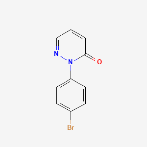 2-(4-Bromophenyl)pyridazin-3(2H)-one chemical structure (CAS 13979-00-5)
