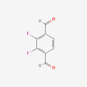 2,3-Difluoroterephthalaldehyde chemical structure (CAS 1398682-68-2)
