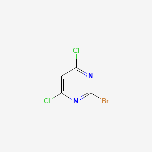 2-Bromo-4,6-dichloropyrimidine chemical structure (CAS 1399480-88-6)