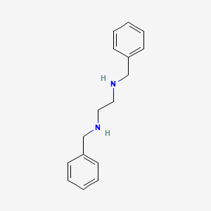 N1,N2-Dibenzylethane-1,2-diamine chemical structure (CAS 140-28-3)