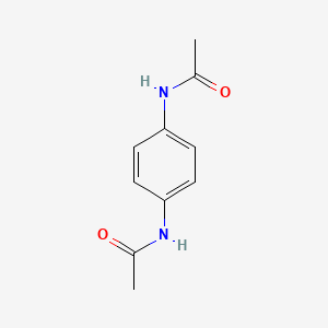 N,N'-(1,4-Phenylene)diacetamide chemical structure (CAS 140-50-1)