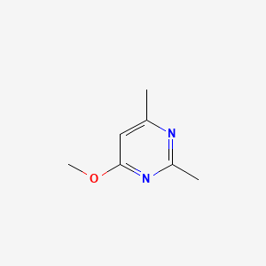 4-Methoxy-2,6-dimethylpyrimidine chemical structure (CAS 14001-62-8)
