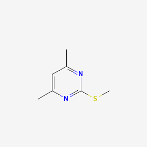 4,6-Dimethyl-2-methylmercapyrimidine chemical structure (CAS 14001-64-0)