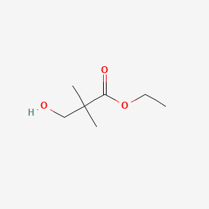 Ethyl 3-hydroxy-2,2-dimethylpropanoate chemical structure (CAS 14002-73-4)