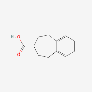 6,7,8,9-Tetrahydro-5H-benzo[7]annulene-7-carboxylic acid chemical structure (CAS 1400229-72-2)