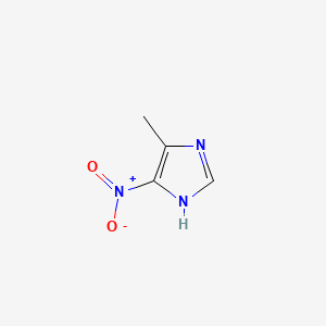 4-Methyl-5-nitro-1H-imidazole chemical structure (CAS 14003-66-8)