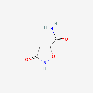 3-Hydroxyisoxazole-5-carboxamide chemical structure (CAS 14016-01-4)