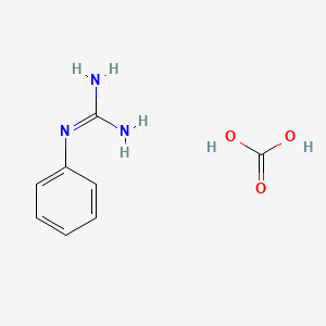 1-Phenylguanidine xcarbonate chemical structure (CAS 14018-90-7)