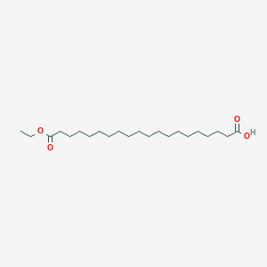 20-Ethoxy-20-oxoicosanoic acid chemical structure (CAS 140198-87-4)