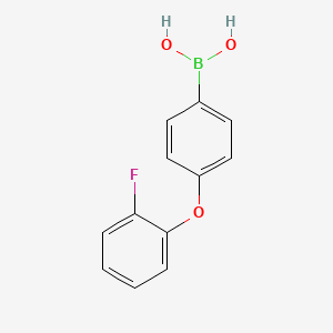4-(2-Fluorophenoxy)phenylboronic acid chemical structure (CAS 1402238-32-7)