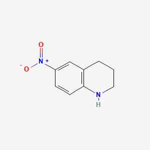 6-Nitro-1,2,3,4-tetrahydroquinoline chemical structure (CAS 14026-45-0)