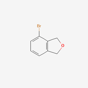 4-Bromo-1,3-dihydroisobenzofuran chemical structure (CAS 1402667-16-6)