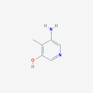 5-Amino-4-methylpyridin-3-ol chemical structure (CAS 1402672-81-4)