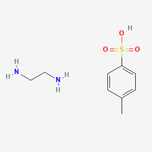 Ethane-1,2-diamine 4-methylbenzenesulfonate chemical structure (CAS 14034-59-4)