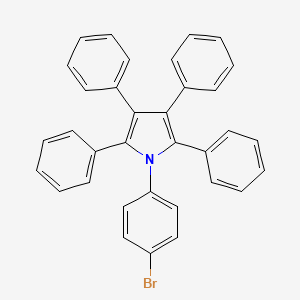 1-(4-Bromophenyl)-2,3,4,5-tetraphenyl-1H-pyrrole chemical structure (CAS 1403495-37-3)