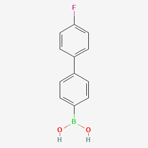 4-(4-Fluorophenyl)phenylboronic acid chemical structure (CAS 140369-67-1)