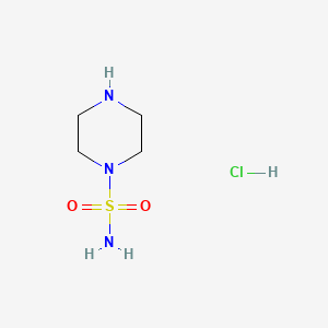 Piperazine-1-sulfonamide hydrochloride chemical structure (CAS 1403952-74-8)