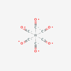 Tungsten hexacarbonyl chemical structure (CAS 14040-11-0)
