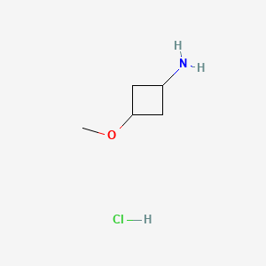 3-Methoxycyclobutanamine hydrochloride chemical structure (CAS 1404373-83-6)