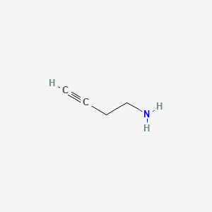 But-3-yn-1-amine chemical structure (CAS 14044-63-4)