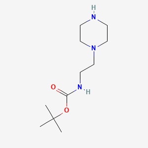 1-(2-N-Boc-Aminoethyl)piperazine chemical structure (CAS 140447-78-5)
