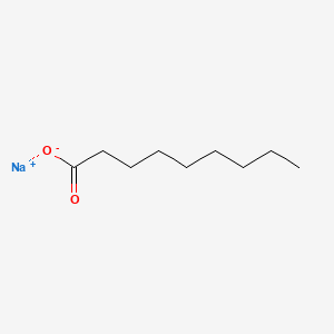 Pelargonicacidsodiumsalt chemical structure (CAS 14047-60-0)