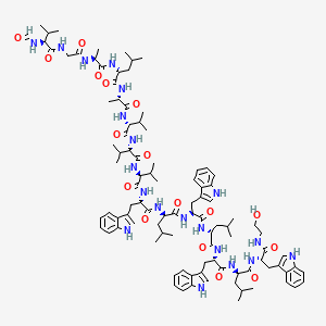 Gramicidin chemical structure (CAS 1405-97-6)