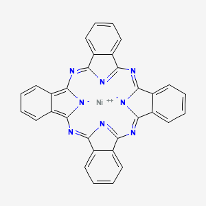 Nickel(II) phthalocyanine chemical structure (CAS 14055-02-8)