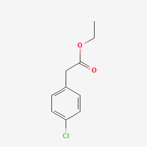 Ethyl 4-chlorophenylacetate chemical structure (CAS 14062-24-9)