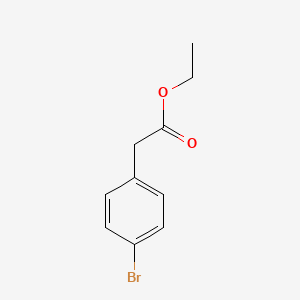 Ethyl 2-(4-bromophenyl)acetate chemical structure (CAS 14062-25-0)
