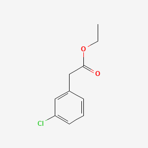 Ethyl 2-(3-chlorophenyl)acetate chemical structure (CAS 14062-29-4)