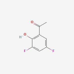 1-(3,5-Difluoro-2-hydroxyphenyl)ethanone chemical structure (CAS 140675-42-9)
