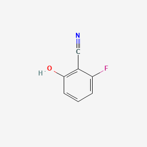 2-Fluoro-6-hydroxybenzonitrile chemical structure (CAS 140675-43-0)