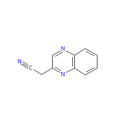 2-(Quinoxalin-2-yl)acetonitrile chemical structure (CAS 14068-13-4)