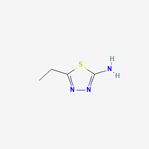 5-Ethyl-1,3,4-thiadiazol-2-amine chemical structure (CAS 14068-53-2)