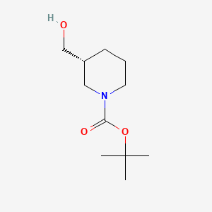 (R)-tert-Butyl 3-(hydroxymethyl)piperidine-1-carboxylate chemical structure (CAS 140695-85-8)