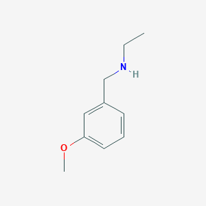 N-(3-Methoxybenzyl)ethanamine chemical structure (CAS 140715-61-3)