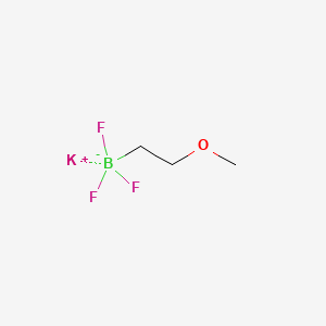 Potassium trifluoro(2-methoxyethyl)borate chemical structure (CAS 1408168-69-3)