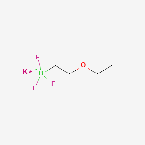 Potassium (2-ethoxyethyl)trifluoroborate chemical structure (CAS 1408168-71-7)
