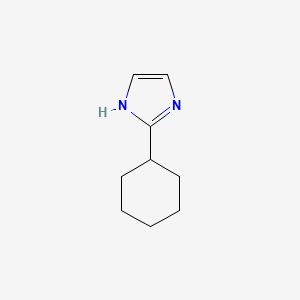 2-Cyclohexyl-1H-imidazole chemical structure (CAS 14085-43-9)