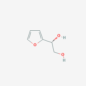 (R)-1-(Furan-2-yl)ethane-1,2-diol chemical structure (CAS 14086-08-9)