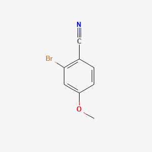 2-Bromo-4-methoxybenzonitrile chemical structure (CAS 140860-51-1)