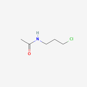 N-(3-Chloropropyl)acetamide chemical structure (CAS 14091-77-1)