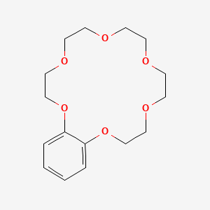 Benzo-18-crown 6-Ether chemical structure (CAS 14098-24-9)
