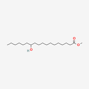 Methyl 12-hydroxyoctadecanoate chemical structure (CAS 141-23-1)